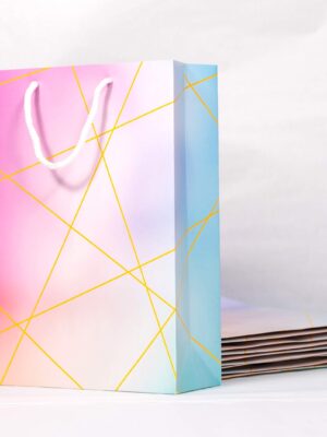 Linear Gradient Paper Bags